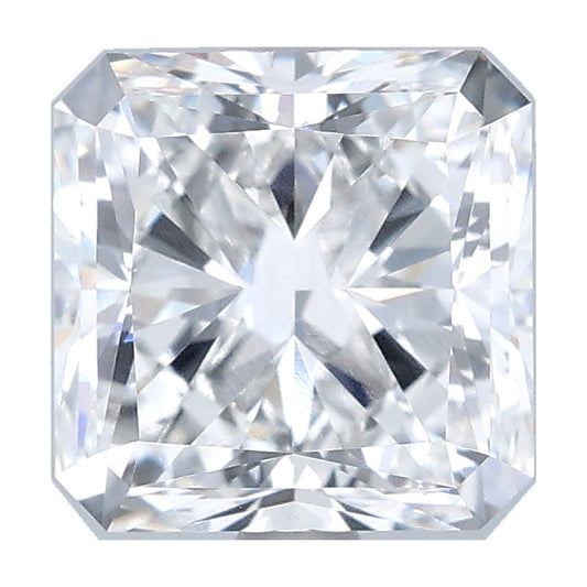 2.52 ct square radiant lab-grown diamond, F color, VVS2 clarity, GIA certified, still from its 360° video