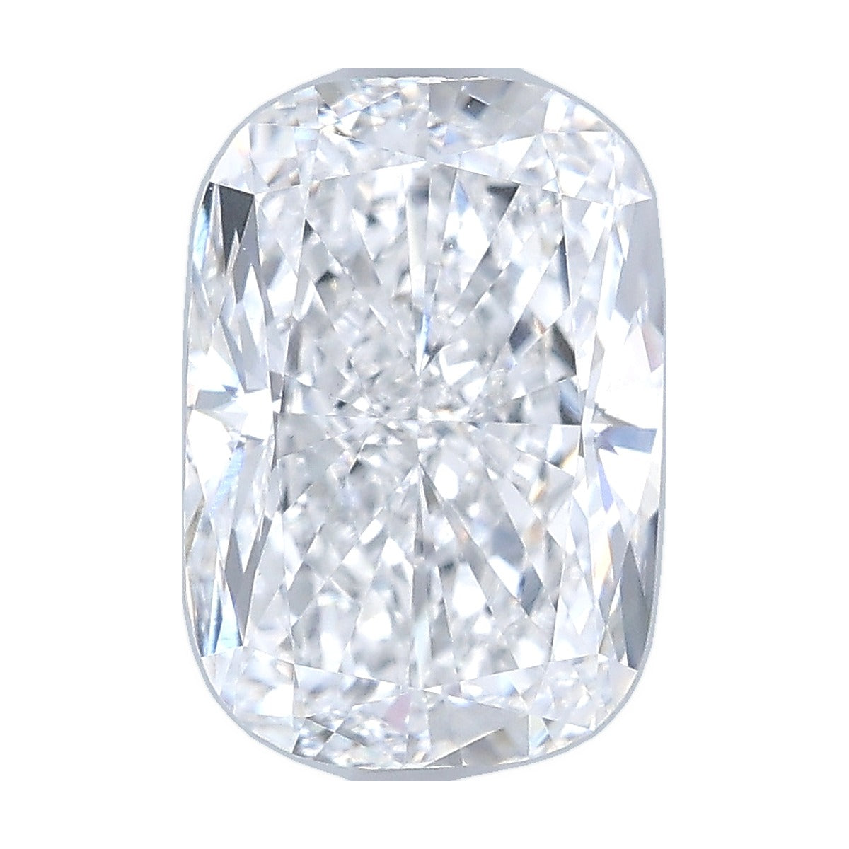 2.53 ct elongated cushion lab-grown diamond, D color, VS1 clarity, IGI certified, still from its 360° video