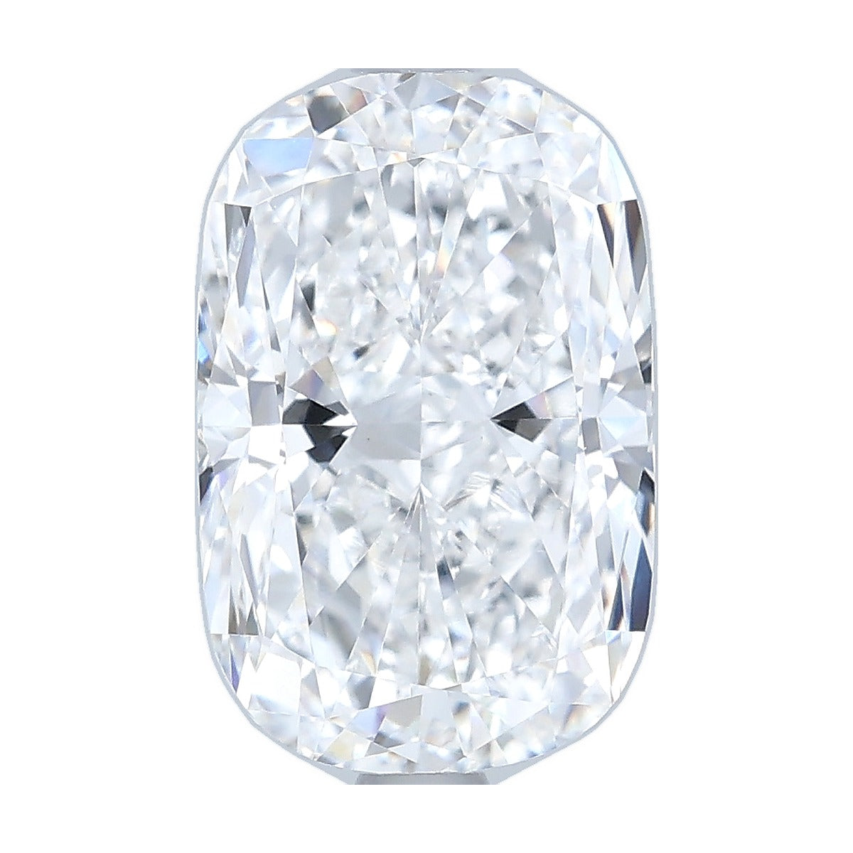 2.53 ct elongated cushion lab-grown diamond, D color, VS1 clarity, IGI certified, still from its 360° video