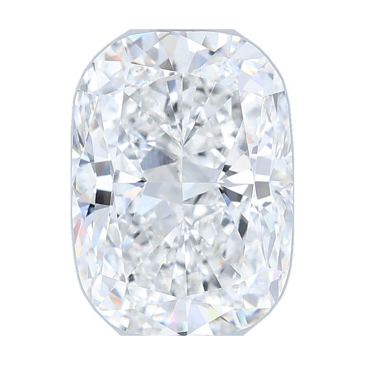 2.53 ct elongated cushion lab-grown diamond, E color, VS1 clarity, IGI certified, still from its 360° video