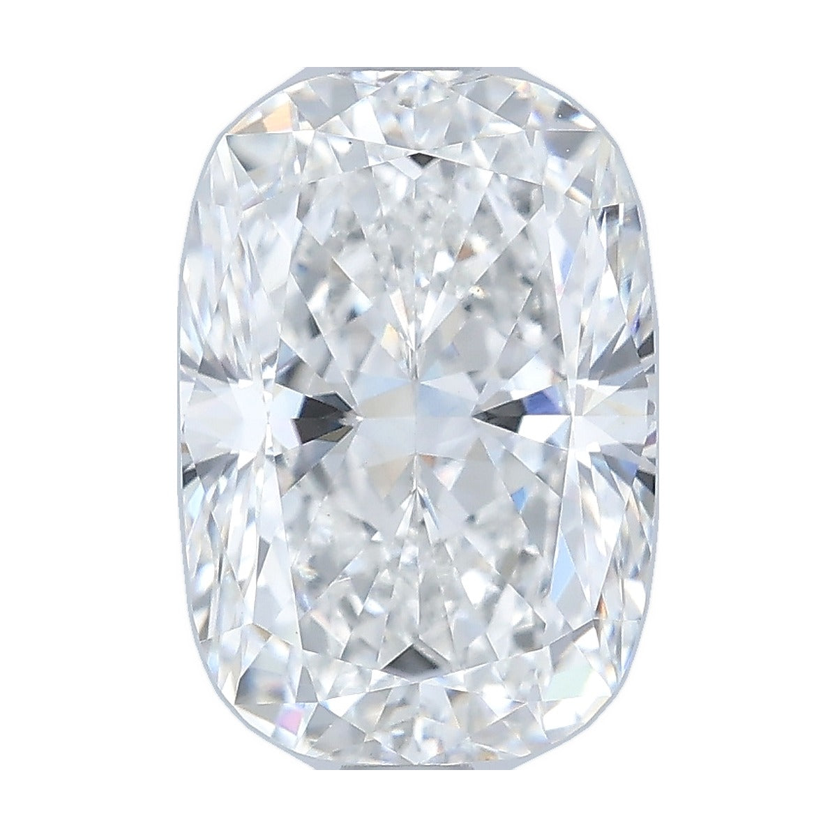 2.53 ct elongated cushion lab-grown diamond, E color, VVS2 clarity, IGI certified, still from its 360° video