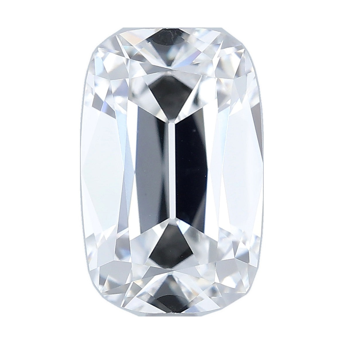 2.53 ct elongated old mine cushion lab-grown diamond, E color, VS1 clarity, IGI certified, still from its 360° video