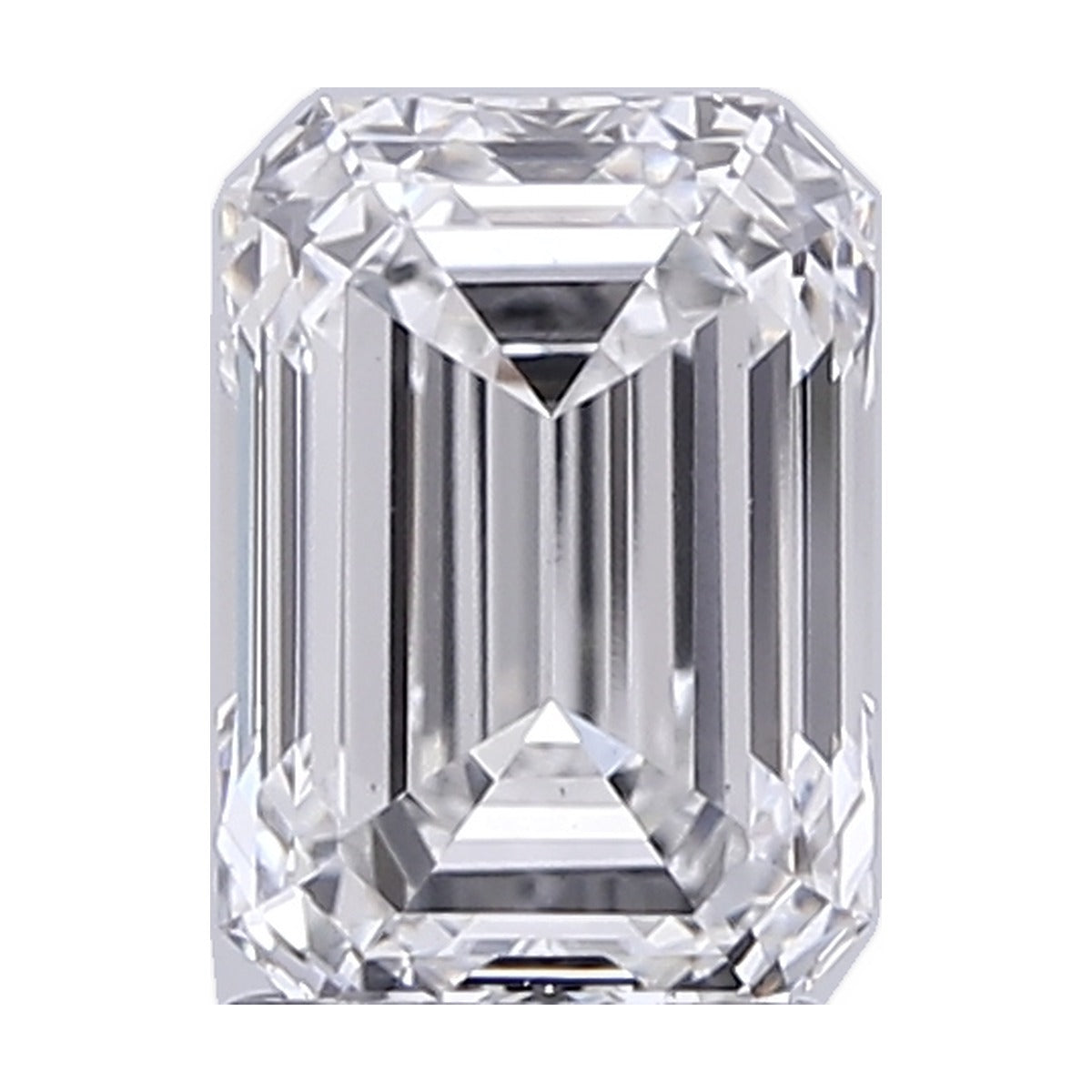 2.53 ct emerald lab-grown diamond, F color, VS1 clarity, IGI certified, still from its 360° video
