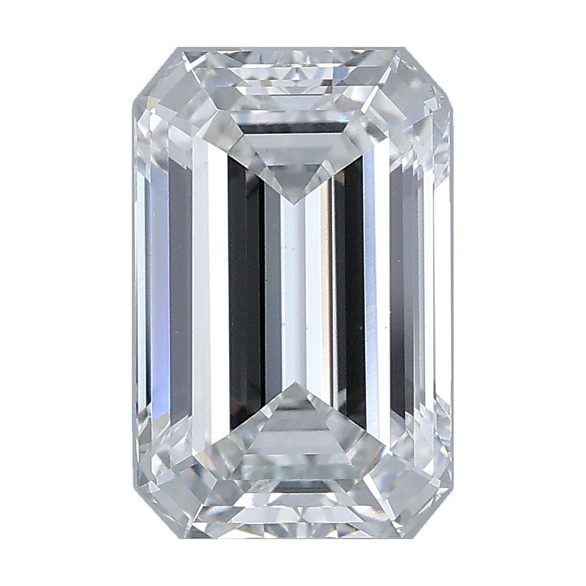 2.53 ct emerald lab-grown diamond, F color, VS1 clarity, IGI certified, still from its 360° video
