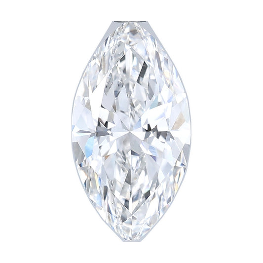 2.53 ct marquise lab-grown diamond, E color, VS1 clarity, IGI certified, still from its 360° video
