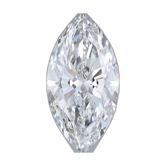 2.53 ct marquise lab-grown diamond, E color, VVS2 clarity, IGI certified, still from its 360° video