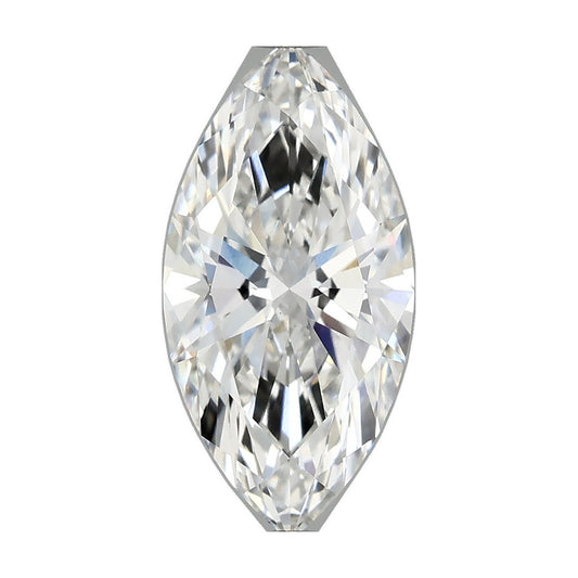 2.53 ct marquise lab-grown diamond, F color, VS1 clarity, IGI certified, still from its 360° video