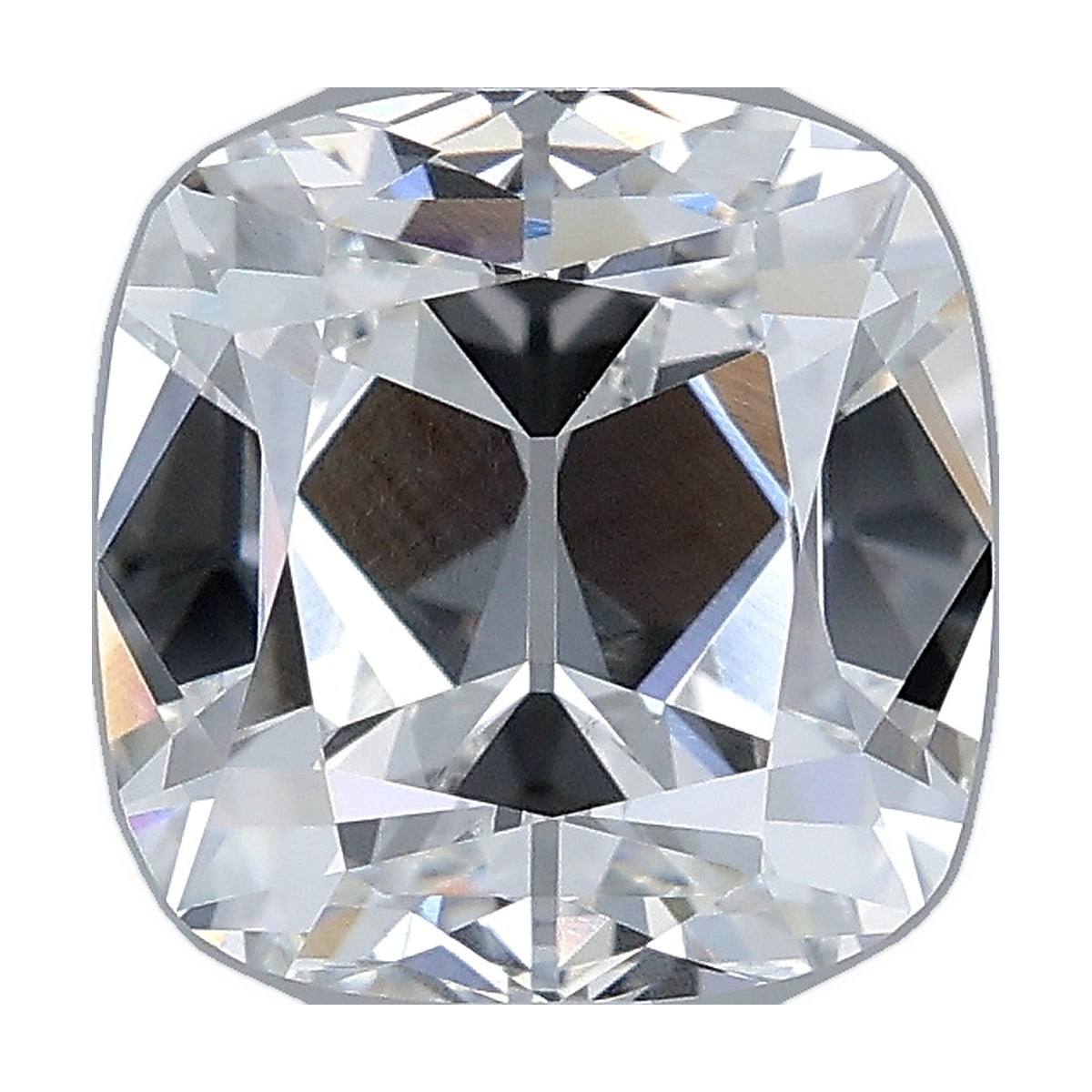 2.53 ct old mine cushion lab-grown diamond, F color, VVS2 clarity, IGI certified, still from its 360° video