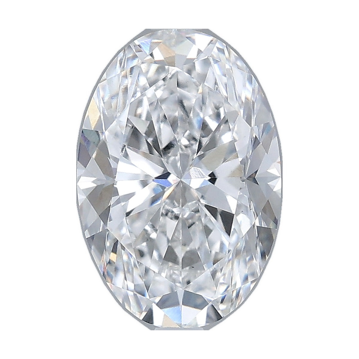 2.53 ct oval lab-grown diamond, D color, VS1 clarity, IGI certified, still from its 360° video