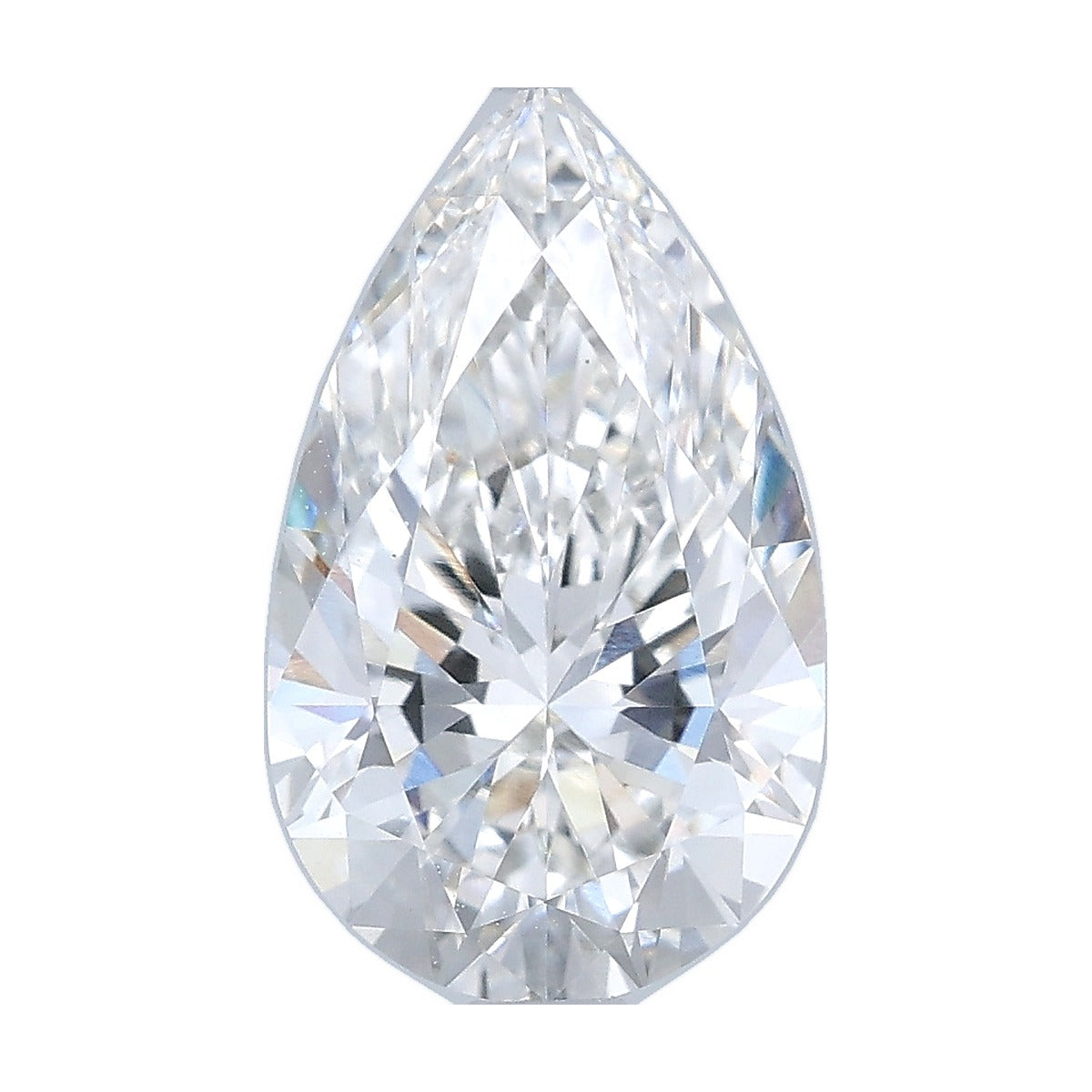 2.53 ct pear lab-grown diamond, F color, VS1 clarity, IGI certified, still from its 360° video