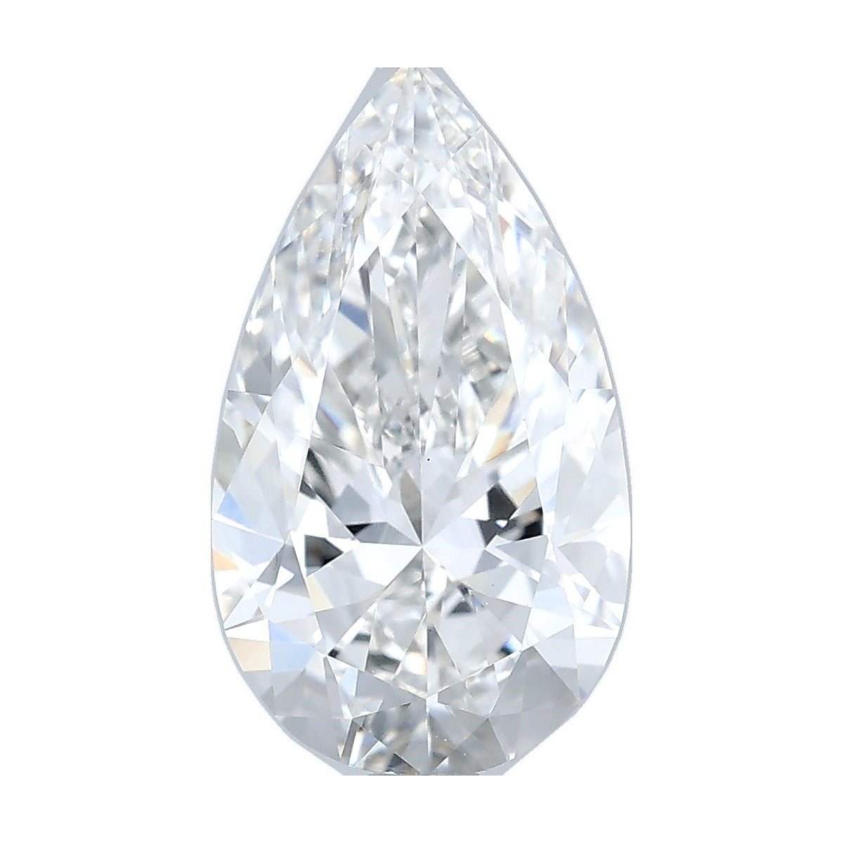 2.53 ct pear lab-grown diamond, F color, VS1 clarity, IGI certified, still from its 360° video