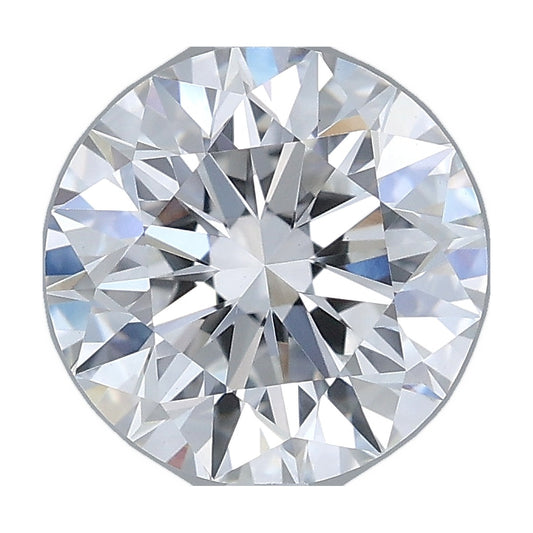 2.53 ct round lab-grown diamond, E color, VS1 clarity, IGI certified, still from its 360° video