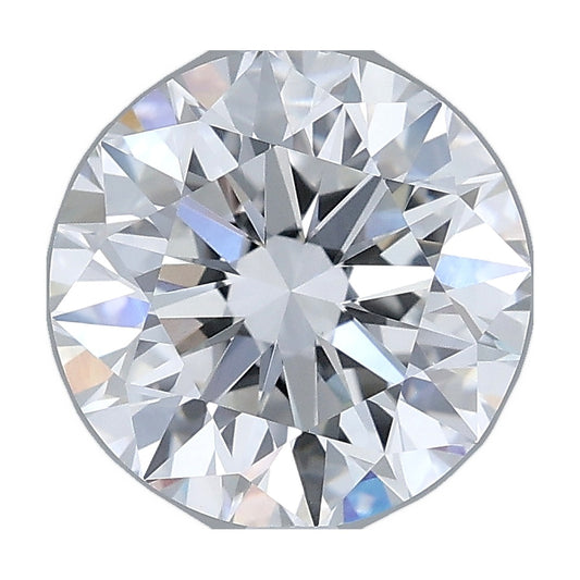2.53 ct round lab-grown diamond, E color, VS1 clarity, IGI certified, still from its 360° video