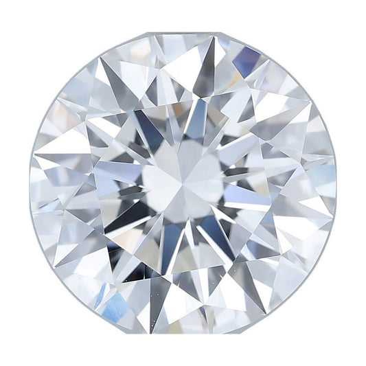 2.53 ct round lab-grown diamond, E color, VVS2 clarity, IGI certified, still from its 360° video