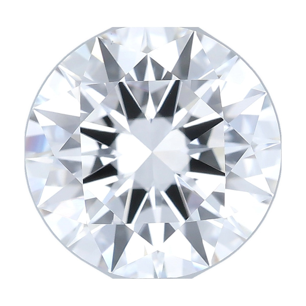2.53 ct round lab-grown diamond, E color, VVS2 clarity, IGI certified, still from its 360° video