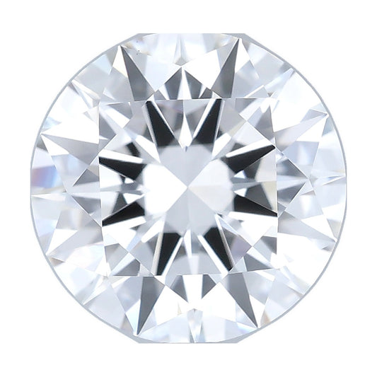 2.53 ct round lab-grown diamond, E color, VVS2 clarity, IGI certified, still from its 360° video