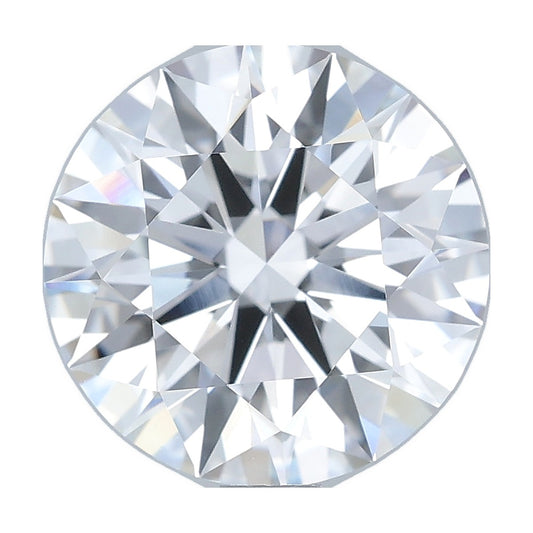 2.53 ct round lab-grown diamond, E color, VVS2 clarity, IGI certified, still from its 360° video