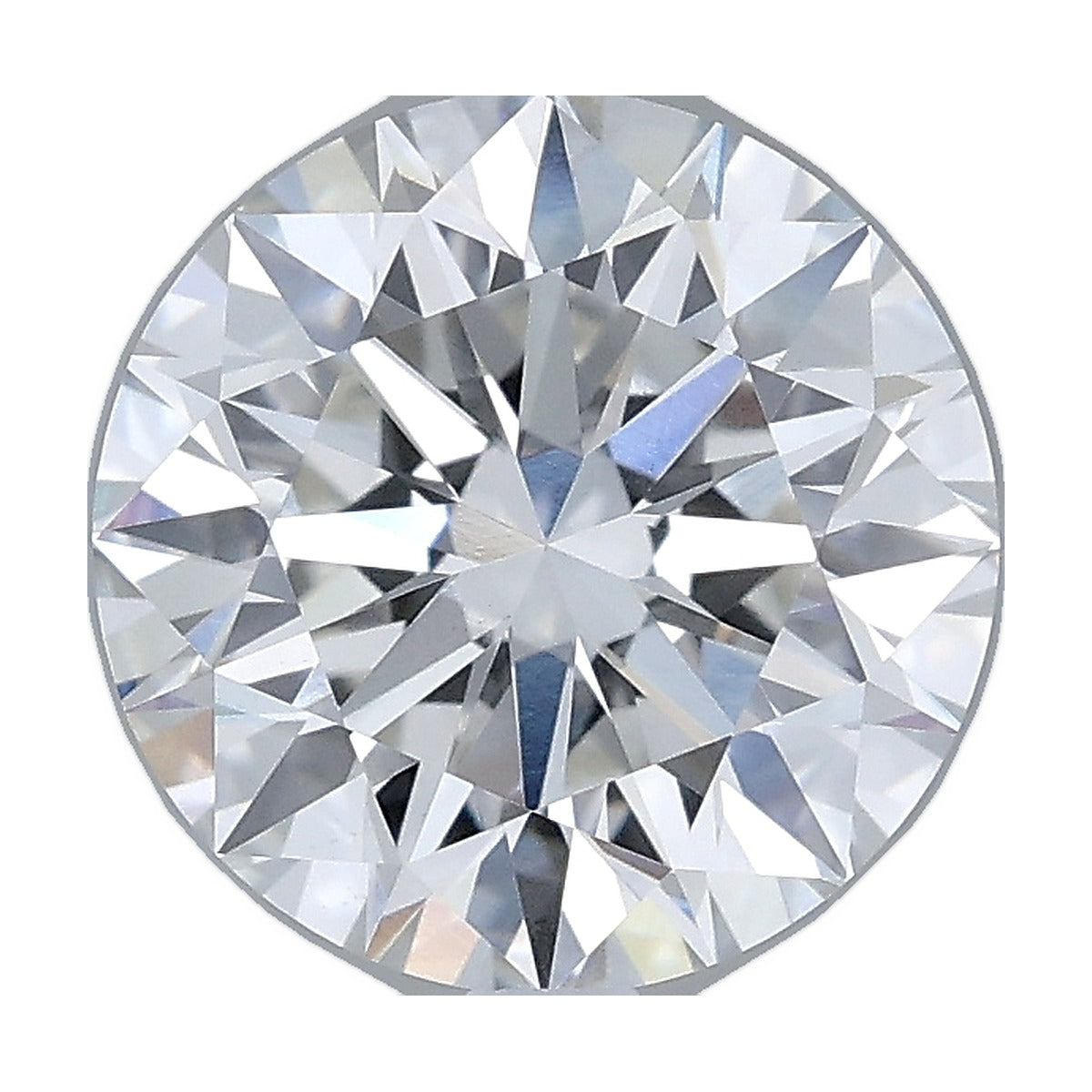 2.53 ct round lab-grown diamond, F color, VS1 clarity, IGI certified, still from its 360° video