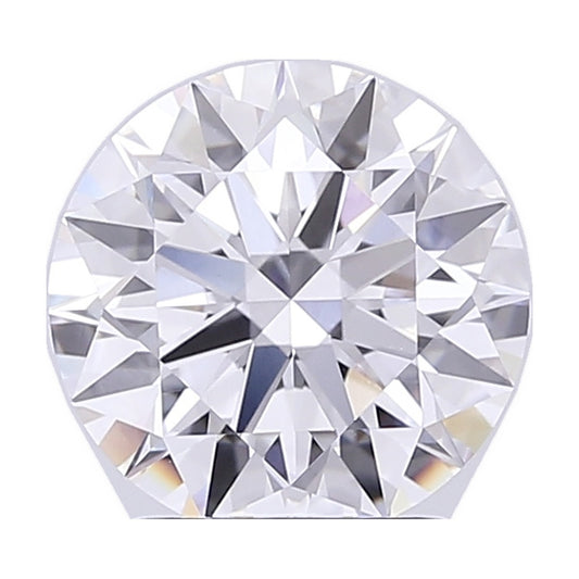 2.53 ct round lab-grown diamond, F color, VVS2 clarity, GIA certified, still from its 360° video