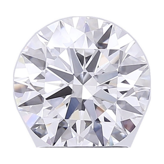 2.53 ct round lab-grown diamond, F color, VVS2 clarity, IGI certified, still from its 360° video