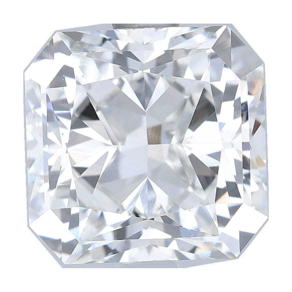 2.53 ct square radiant lab-grown diamond, F color, VVS2 clarity, IGI certified, still from its 360° video