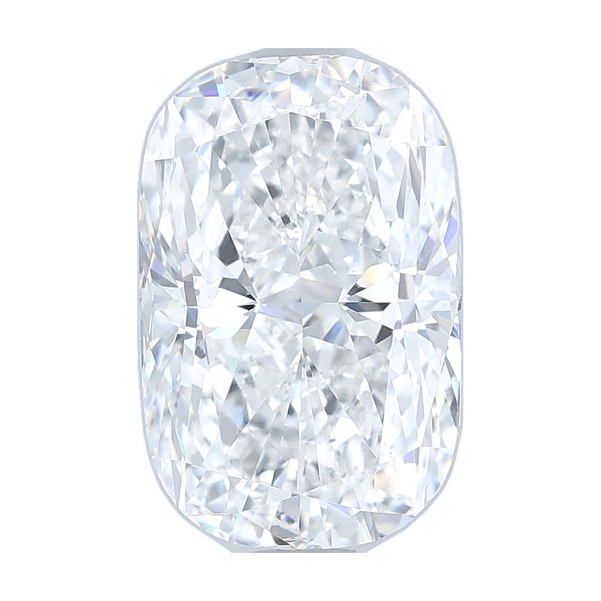 2.54 ct elongated cushion lab-grown diamond, D color, VS1 clarity, IGI certified, still from its 360° video
