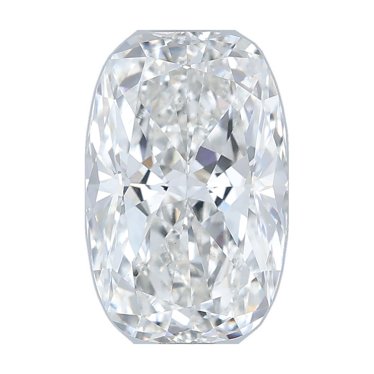 2.54 ct elongated cushion lab-grown diamond, F color, VS1 clarity, IGI certified, still from its 360° video