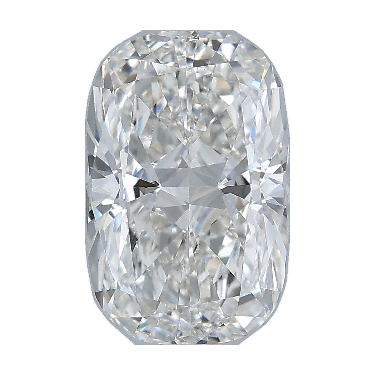 2.54 ct elongated cushion lab-grown diamond, F color, VS1 clarity, IGI certified, still from its 360° video