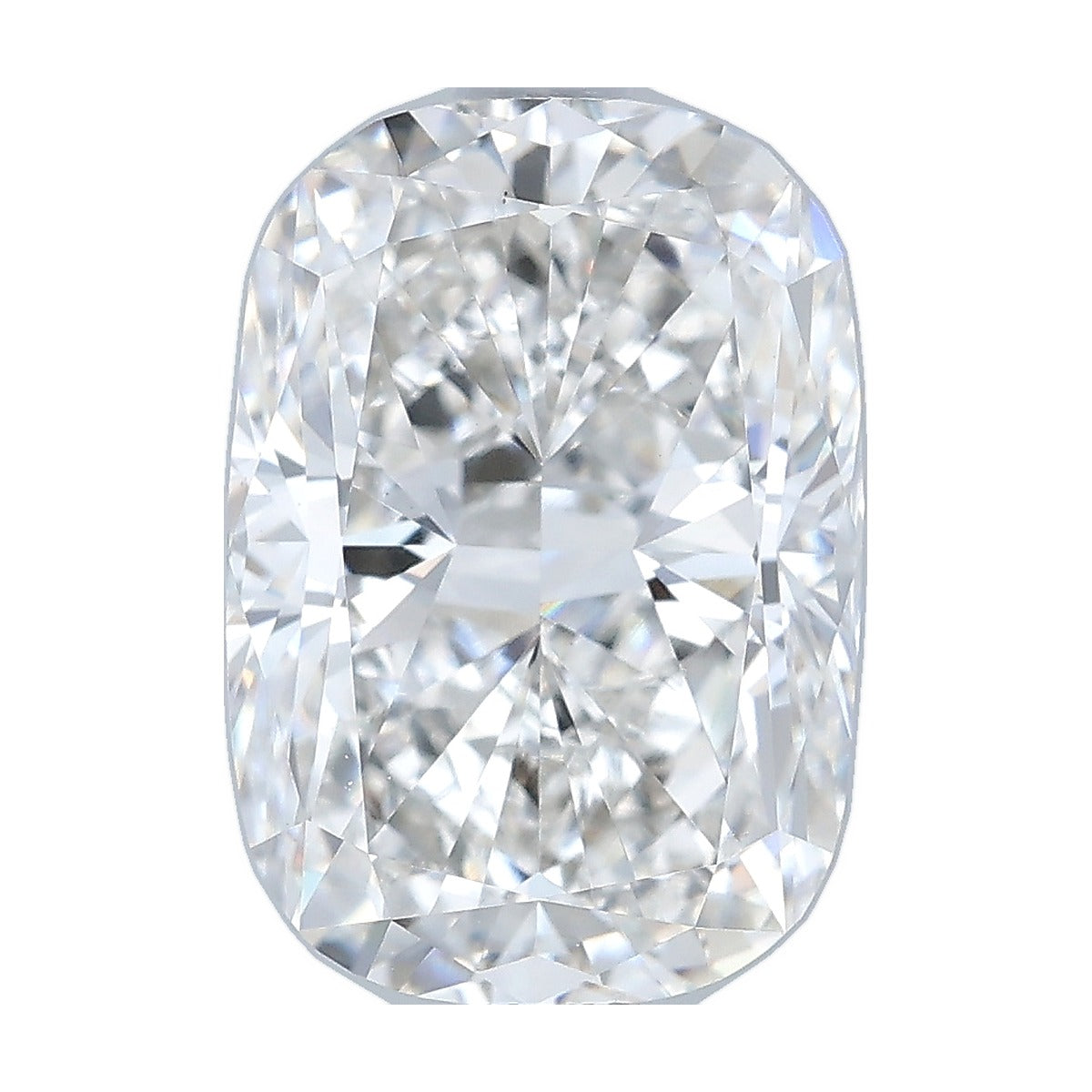 2.54 ct elongated cushion lab-grown diamond, G color, VS1 clarity, IGI certified, still from its 360° video
