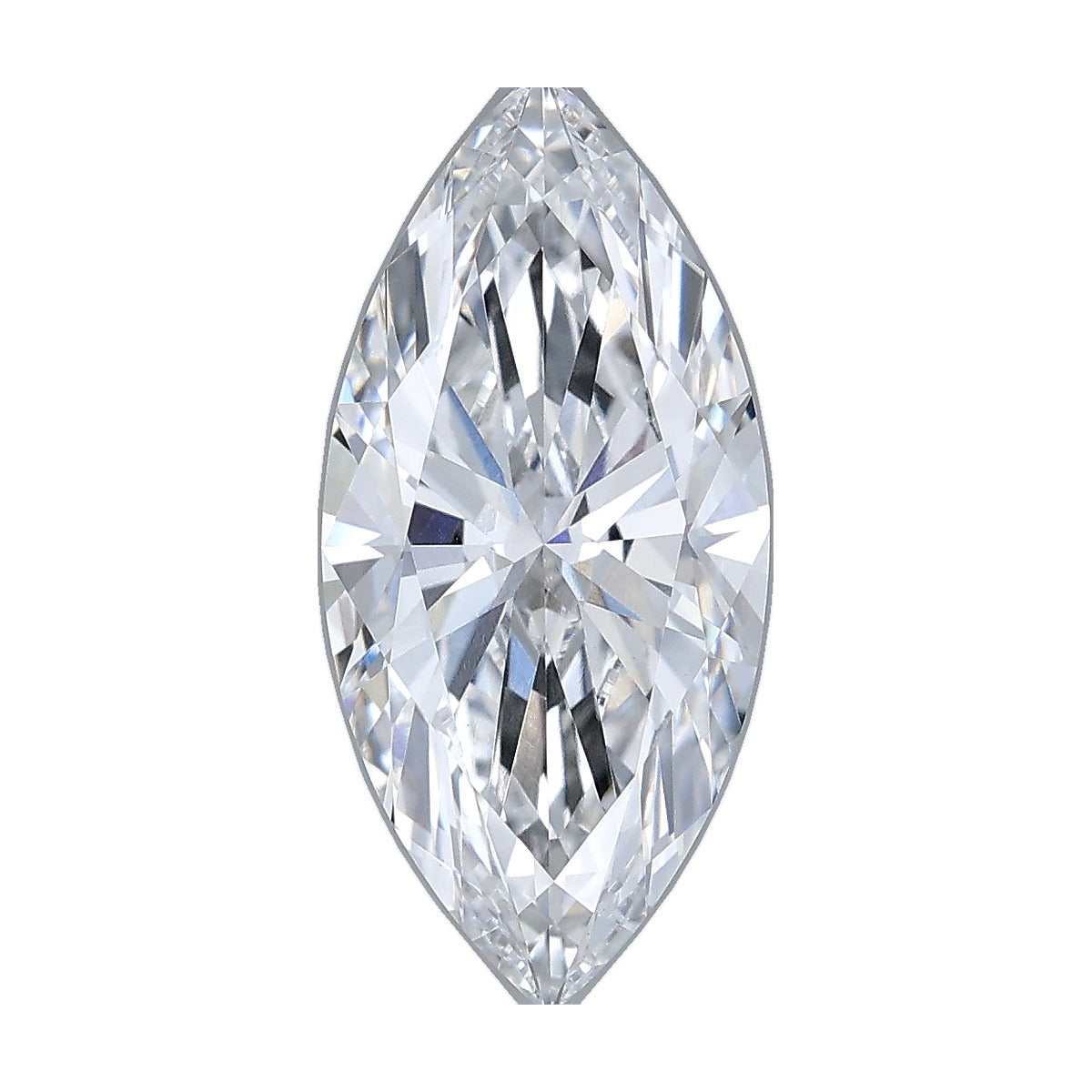 2.54 ct marquise lab-grown diamond, D color, VVS2 clarity, IGI certified, still from its 360° video
