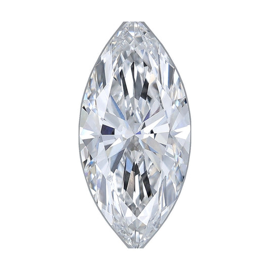 2.54 ct marquise lab-grown diamond, D color, VVS2 clarity, IGI certified, still from its 360° video