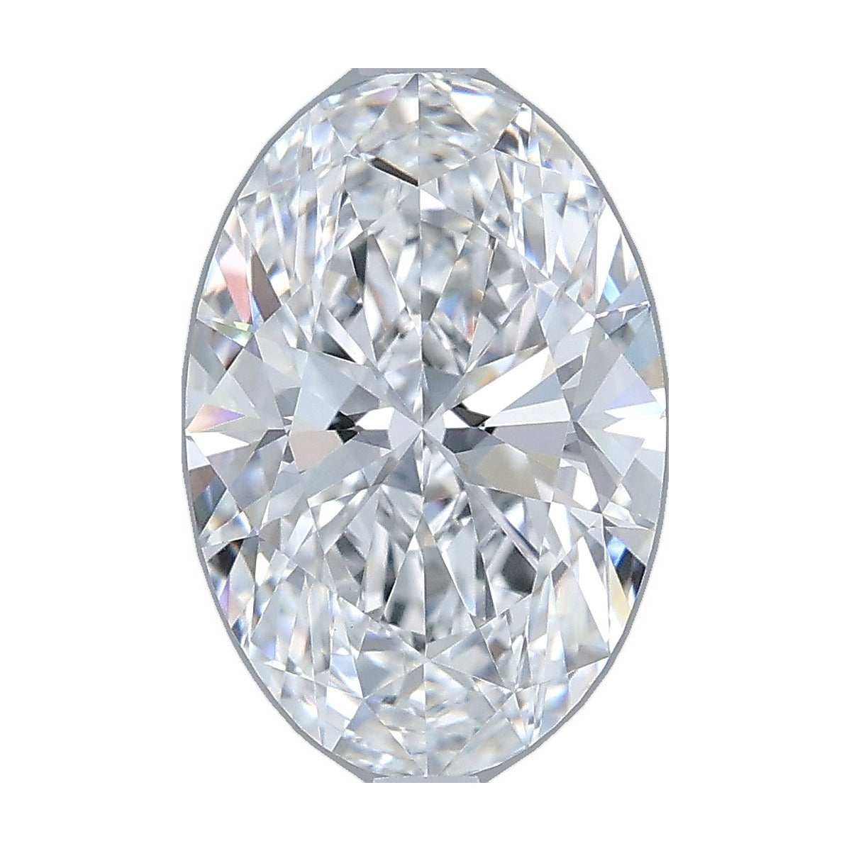 2.54 ct oval lab-grown diamond, D color, VVS2 clarity, IGI certified, still from its 360° video