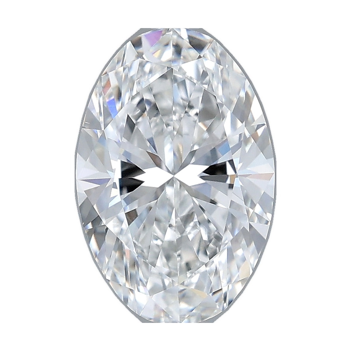 2.54 ct oval lab-grown diamond, E color, VVS2 clarity, IGI certified, still from its 360° video