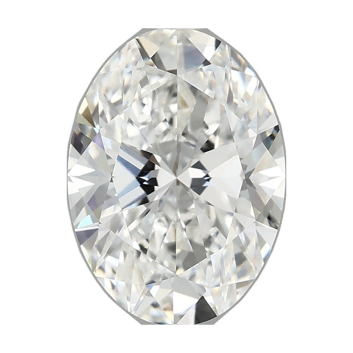 2.54 ct oval lab-grown diamond, F color, VVS1 clarity, IGI certified, still from its 360° video