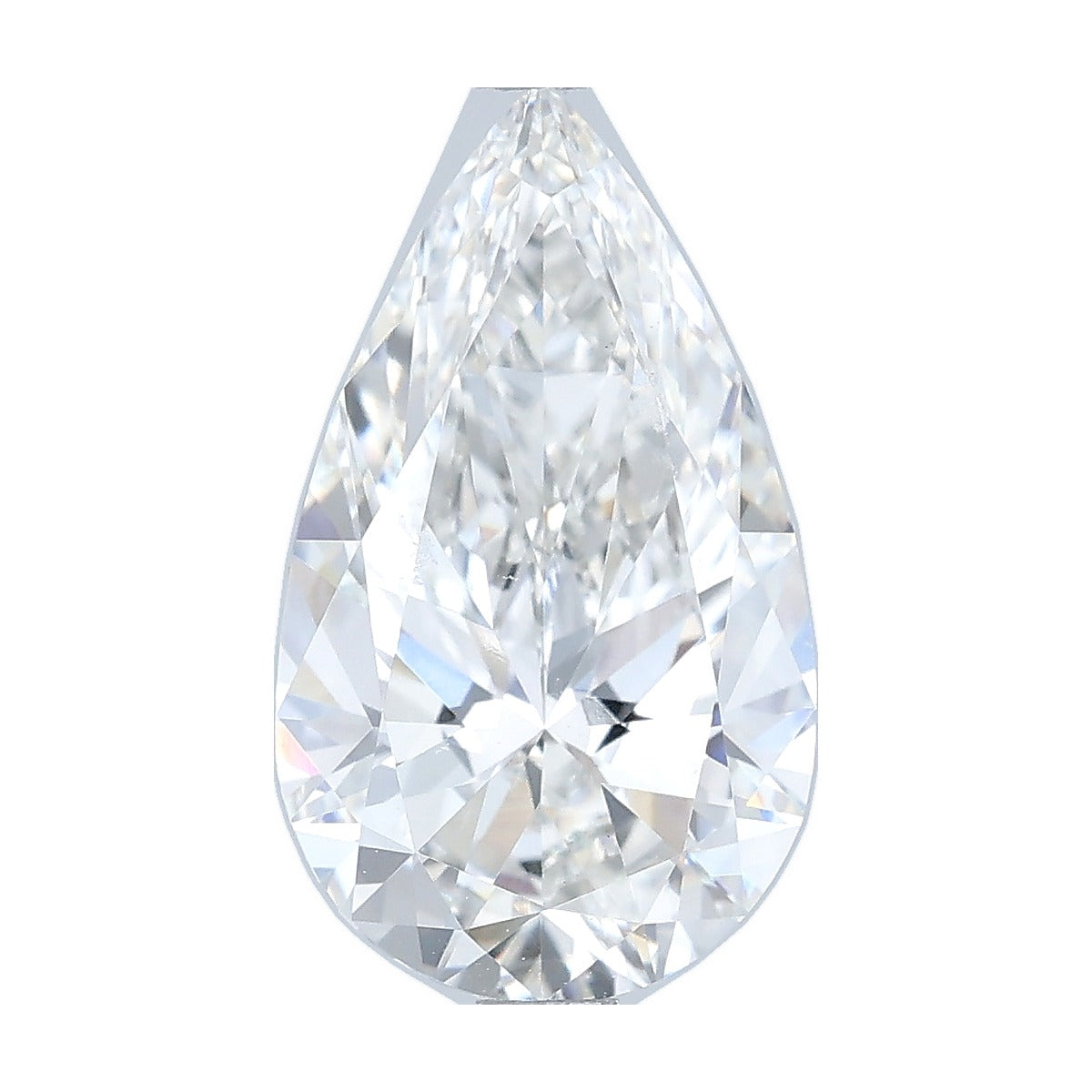 2.54 ct pear lab-grown diamond, F color, VS1 clarity, IGI certified, still from its 360° video