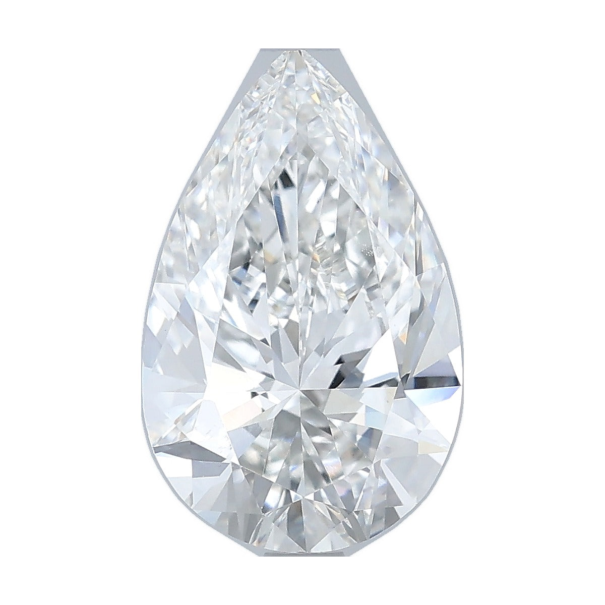 2.54 ct pear lab-grown diamond, F color, VS1 clarity, IGI certified, still from its 360° video
