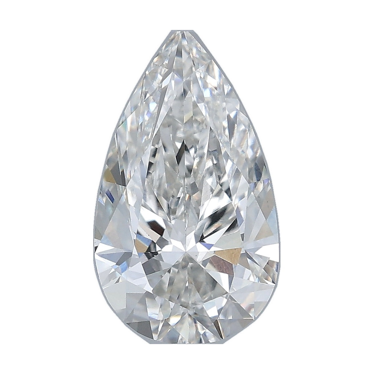 2.54 ct pear lab-grown diamond, F color, VS1 clarity, IGI certified, still from its 360° video