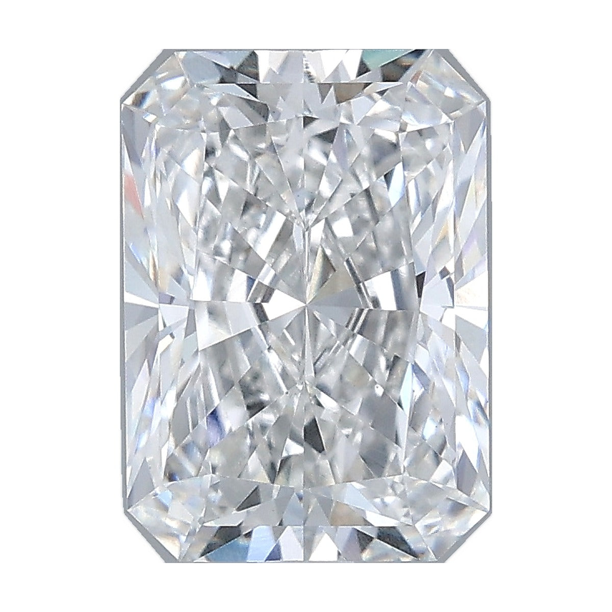 2.54 ct radiant lab-grown diamond, E color, VS1 clarity, IGI certified, still from its 360° video