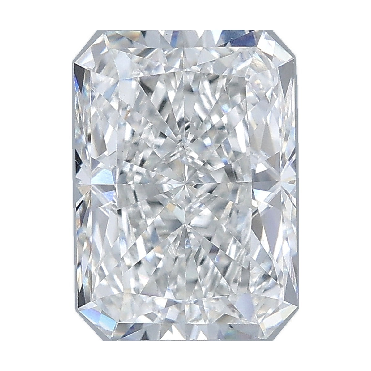 2.54 ct radiant lab-grown diamond, E color, VVS2 clarity, IGI certified, still from its 360° video