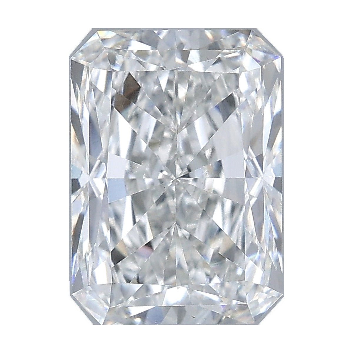 2.54 ct radiant lab-grown diamond, F color, VS1 clarity, IGI certified, still from its 360° video