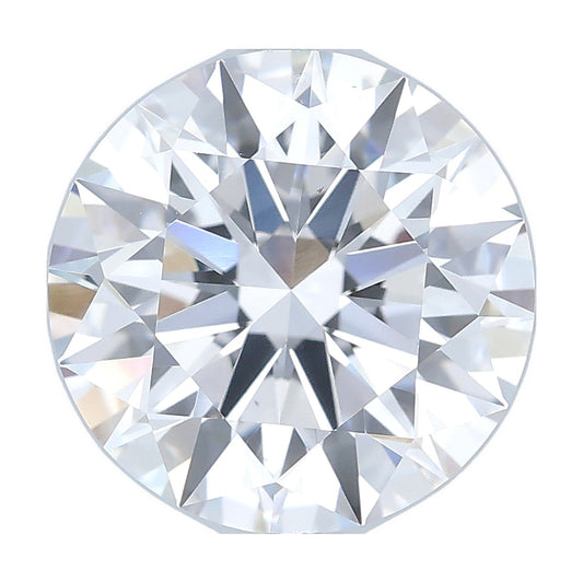 2.54 ct round lab-grown diamond, D color, VS1 clarity, IGI certified, still from its 360° video