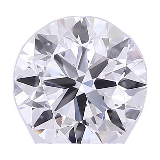 2.54 ct round lab-grown diamond, E color, VS1 clarity, GIA certified, still from its 360° video