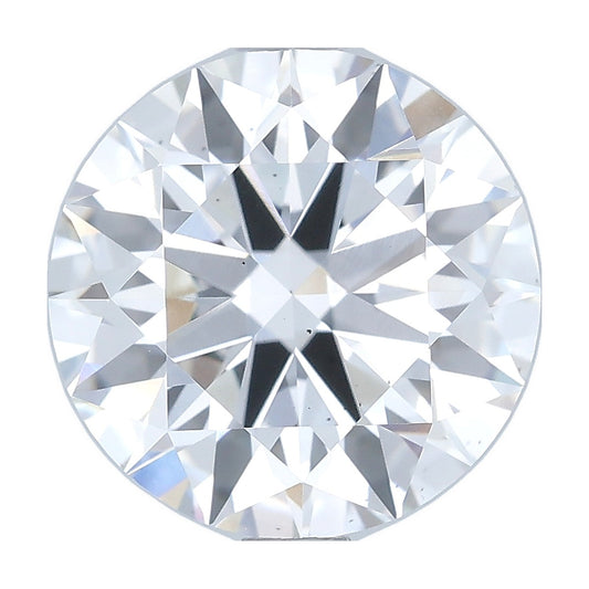 2.54 ct round lab-grown diamond, E color, VS2 clarity, IGI certified, still from its 360° video