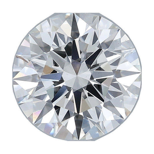2.54 ct round lab-grown diamond, F color, VS1 clarity, IGI certified, still from its 360° video