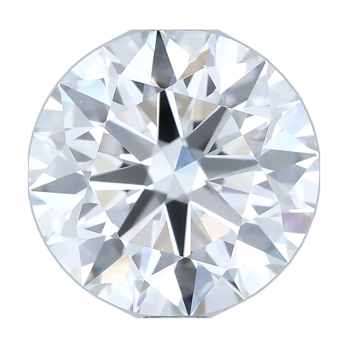 2.54 ct round lab-grown diamond, F color, VVS2 clarity, IGI certified, still from its 360° video