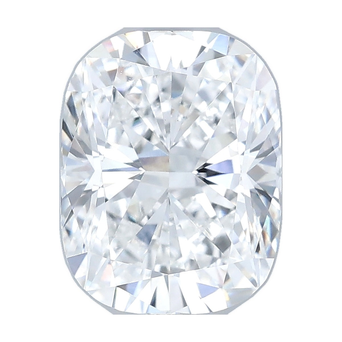 2.55 ct elongated cushion lab-grown diamond, E color, VVS2 clarity, IGI certified, still from its 360° video