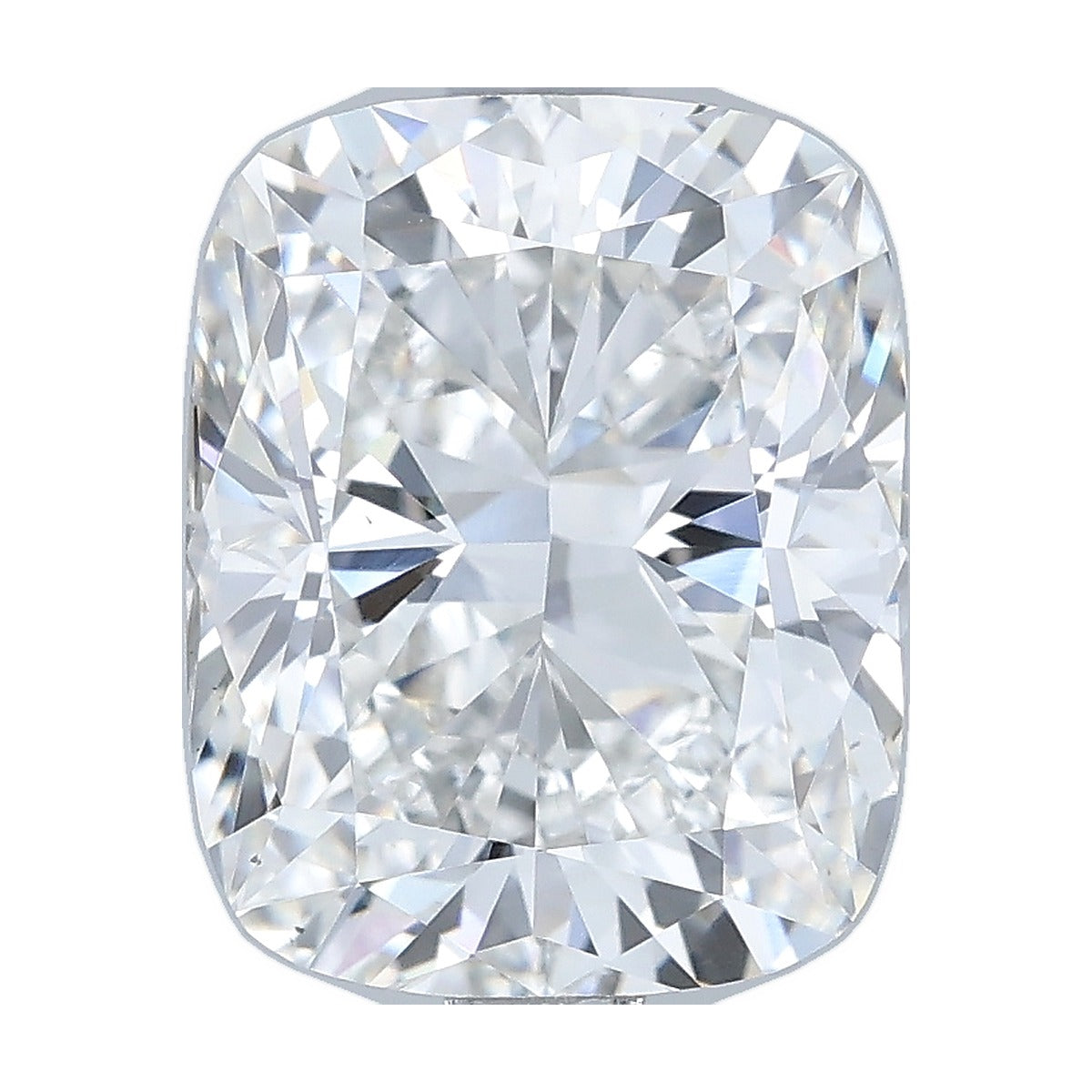 2.55 ct elongated cushion lab-grown diamond, F color, VS2 clarity, IGI certified, still from its 360° video