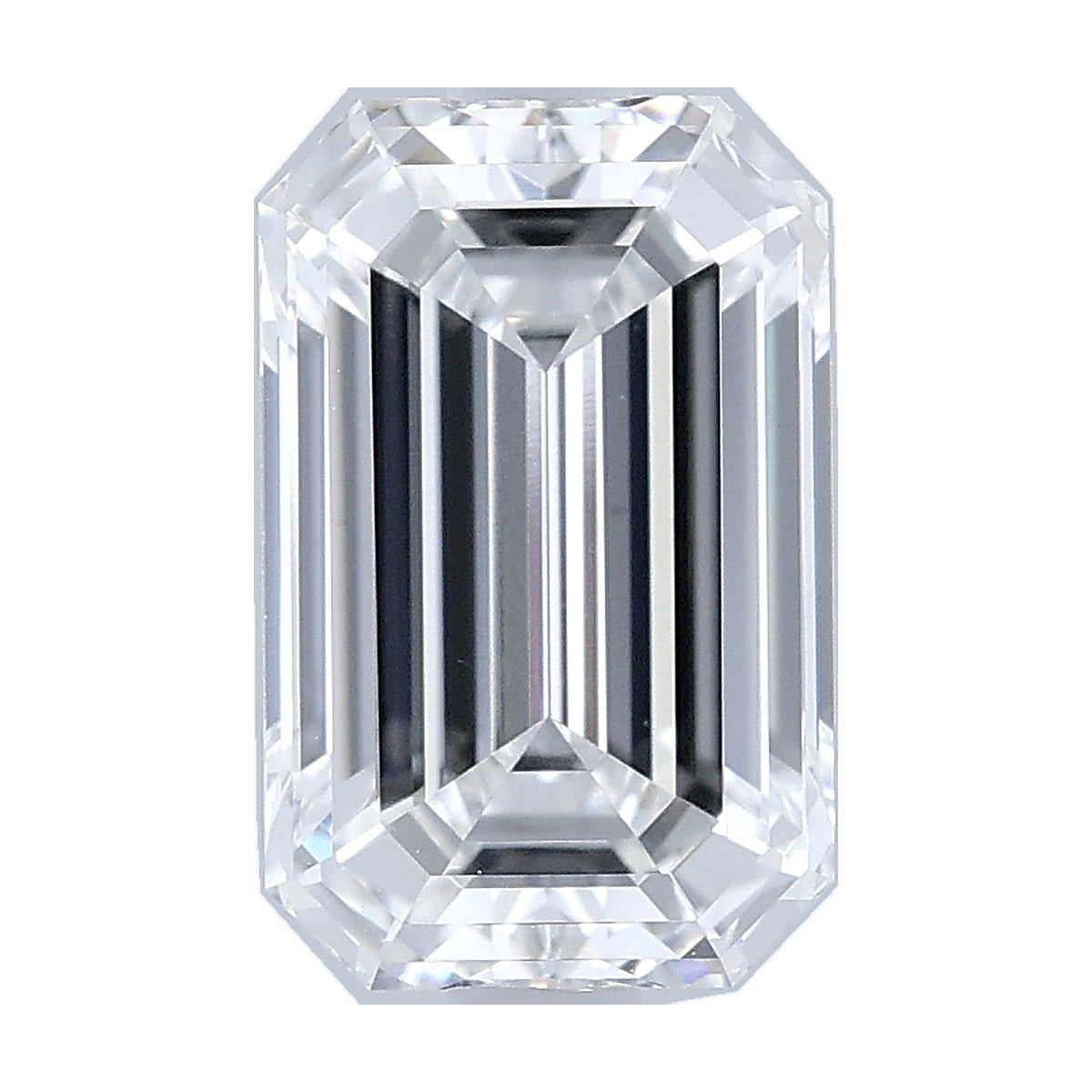 2.55 ct emerald lab-grown diamond, E color, VVS2 clarity, IGI certified, still from its 360° video
