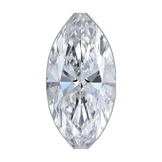 2.55 ct marquise lab-grown diamond, D color, VS1 clarity, IGI certified, still from its 360° video