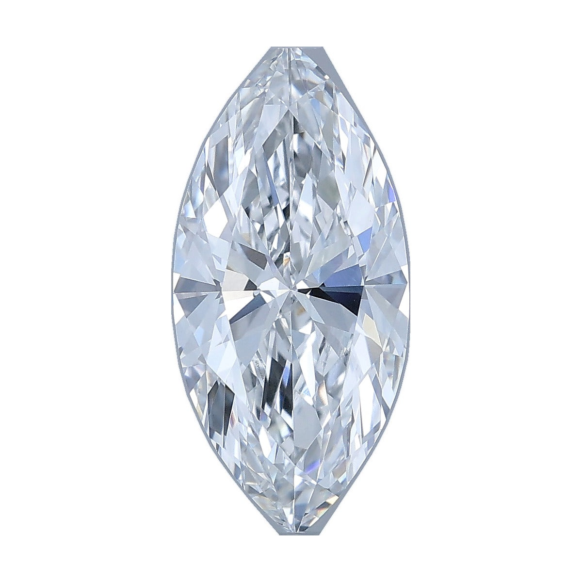 2.55 ct marquise lab-grown diamond, D color, VVS2 clarity, IGI certified, still from its 360° video